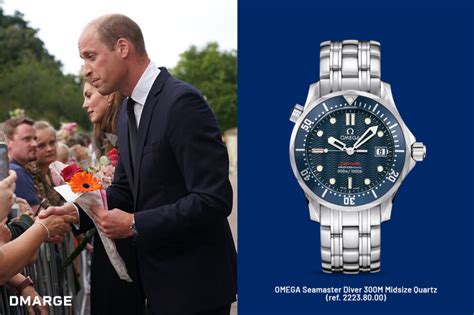 prince william omega seamaster midsize|Omega Seamaster before the coronation.